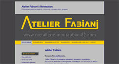 Desktop Screenshot of metallerie-montauban-82.com
