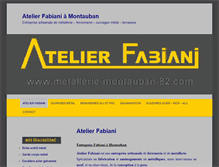 Tablet Screenshot of metallerie-montauban-82.com